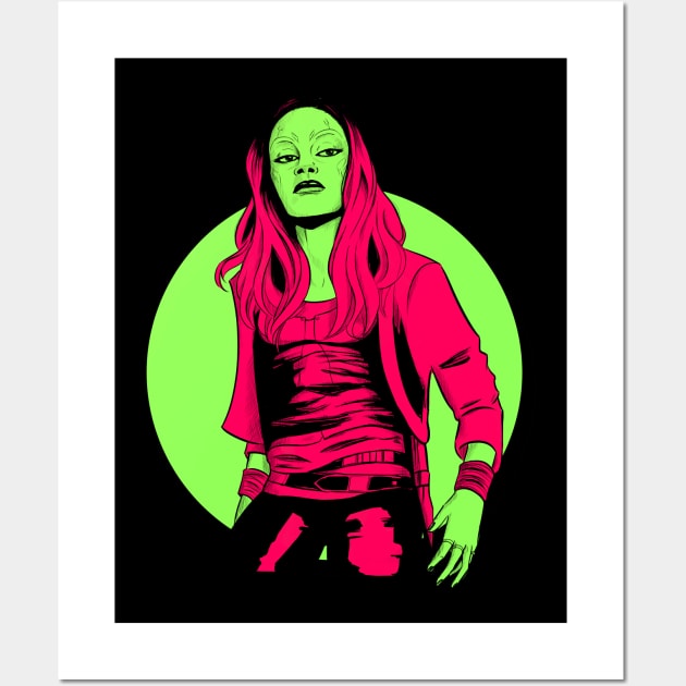 Badass Gamora Wall Art by kuinif